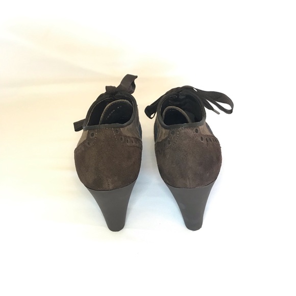 Antica Cuoieria Suede Lace-Up Shoe - Picture 5 of 6